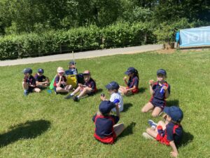 Taking a well earned break