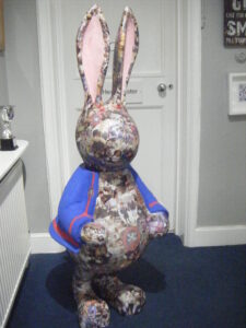 Dexter the Decoupage Rabbit