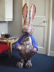 Dexter the Decoupage Rabbit