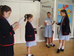 Drama - Rehearsing the lines