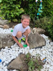 Planting Josephine's pebble