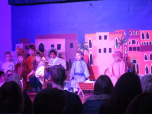 Mary and Joseph at centre stage
