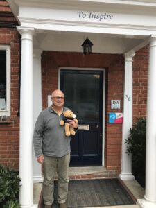 Joe at Front door