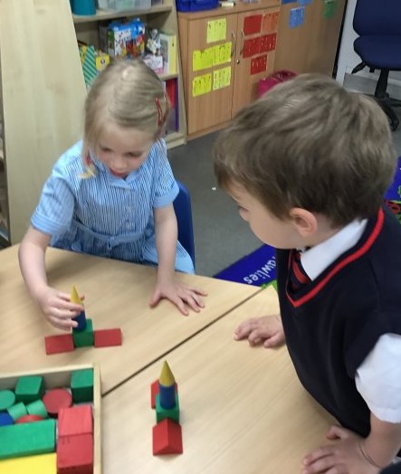 Reception Matching Shapes to Create Pictures