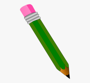 Un crayon vert