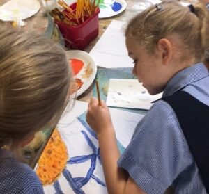 Y3 Teamwork to create a van Gogh masterpiece