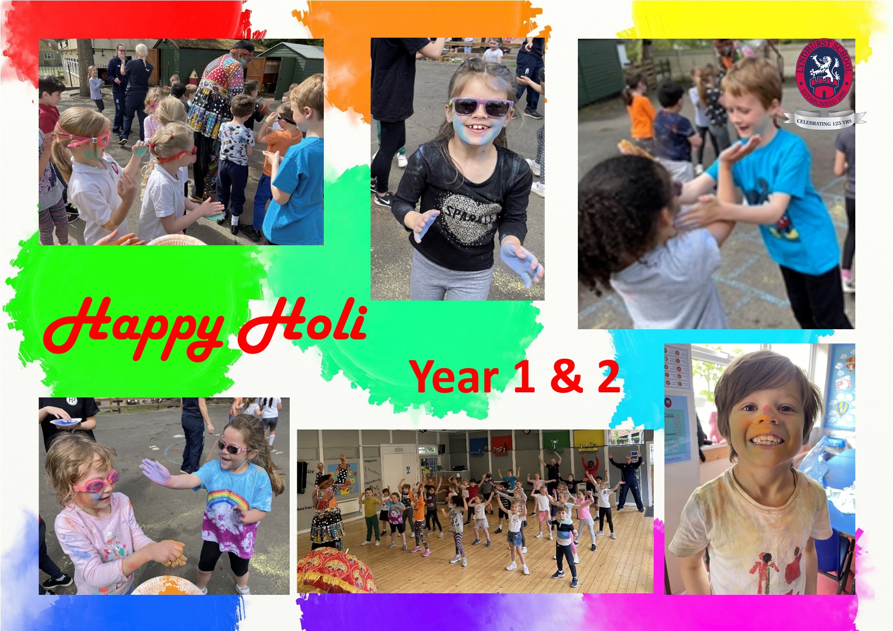 Year 1 & 2; Happy Holi!