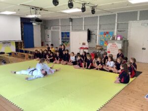 Year 3 Taking part in the Judo Demonstration