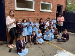 Year 3 have planted their sunflowers