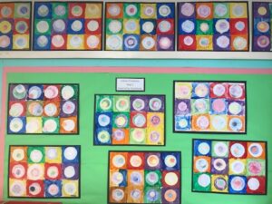 Year Two Kandinsky Concentric Circles